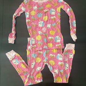 Pink Milk and Cookie Pajama Set